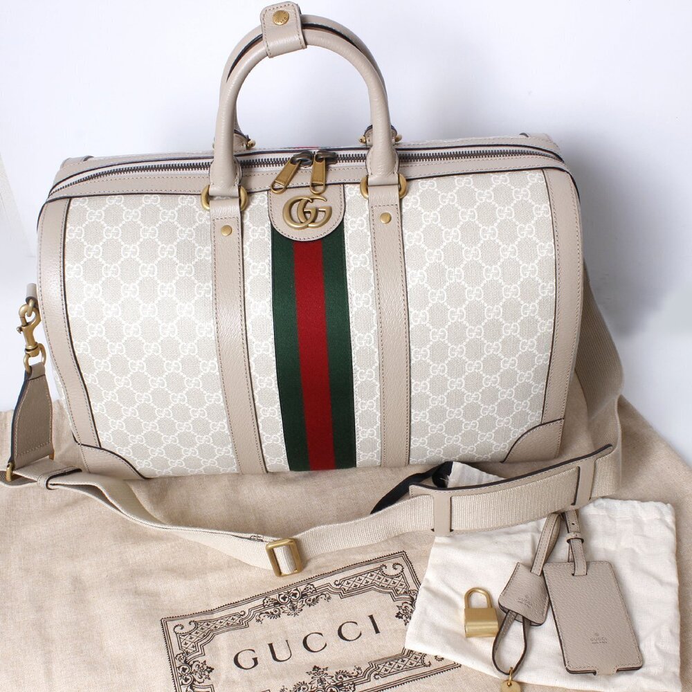 GUCCI SAVOY Duffle Bag Boston